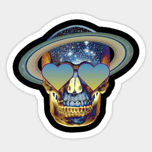 Cosmic Skull Sticker